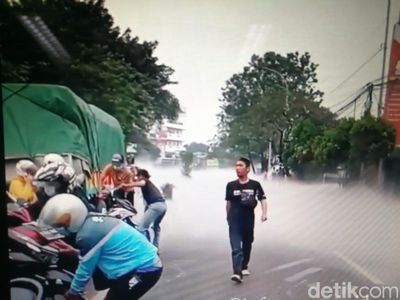 Silent Hill di Tangerang, Penampakan Jalan Diselimuti Gas Putih