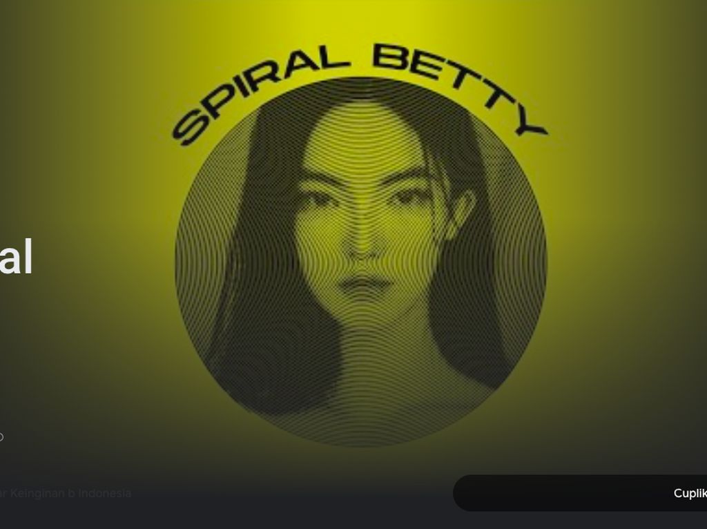 Tutorial Spiral Betty, Aplikasi Edit Foto Gratis yang Viral di TikTok