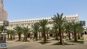 Suasana Masjid Bir Ali, Tempat Miqat Jamaah Haji Indonesia dari Madinah