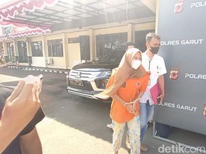 Tingkah Santai Bos Arisan Online Garut Usai Diringkus Polisi