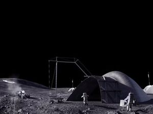 Bungker Manusia di Bulan Bakal Dibuat Pakai Printer 3D