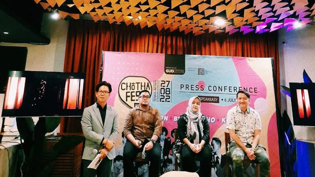 Press conference Chotha Fest dari Gudhype yang diselenggarakan pada Rabu, (6/7)