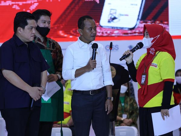 Dukungan Nyata Bahlil-Erick Thohir ke Pelaku UMKM