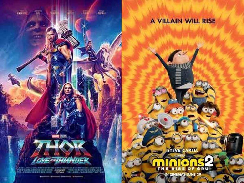 Jadwal Film XXI di Denpasar 7 Juli 2022, Terbaru Thor-Minions