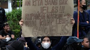 Aksi Mahasiswa Pontianak Gugat RKUHP