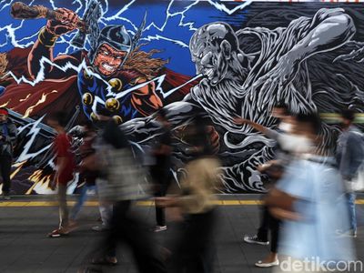 Ada Mural Baru di Terowongan Kendal Jakpus, Palu Thor Paling Favorit