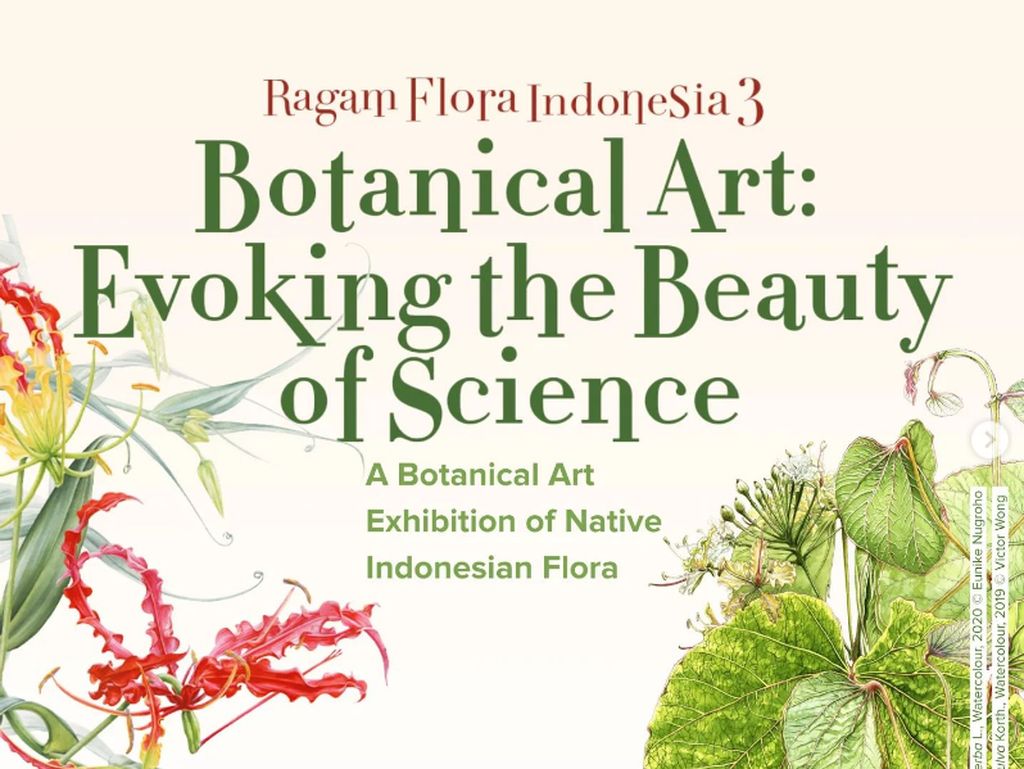 Seniman Botani Tanah Air Pajang 58 Karya di Galeri Nasional Indonesia