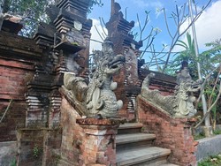 Polsek Kuta Utara Selidiki Perusakan Patung Naga Pura Tibukleneng