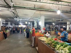 Pasar Petisah Dijaga Ketat Jelang Kedatangan Jokowi