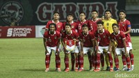 Tak ada gol sepanjang pertandingan. Indonesia dan Thailand harus puas bermain imbang 0-0.