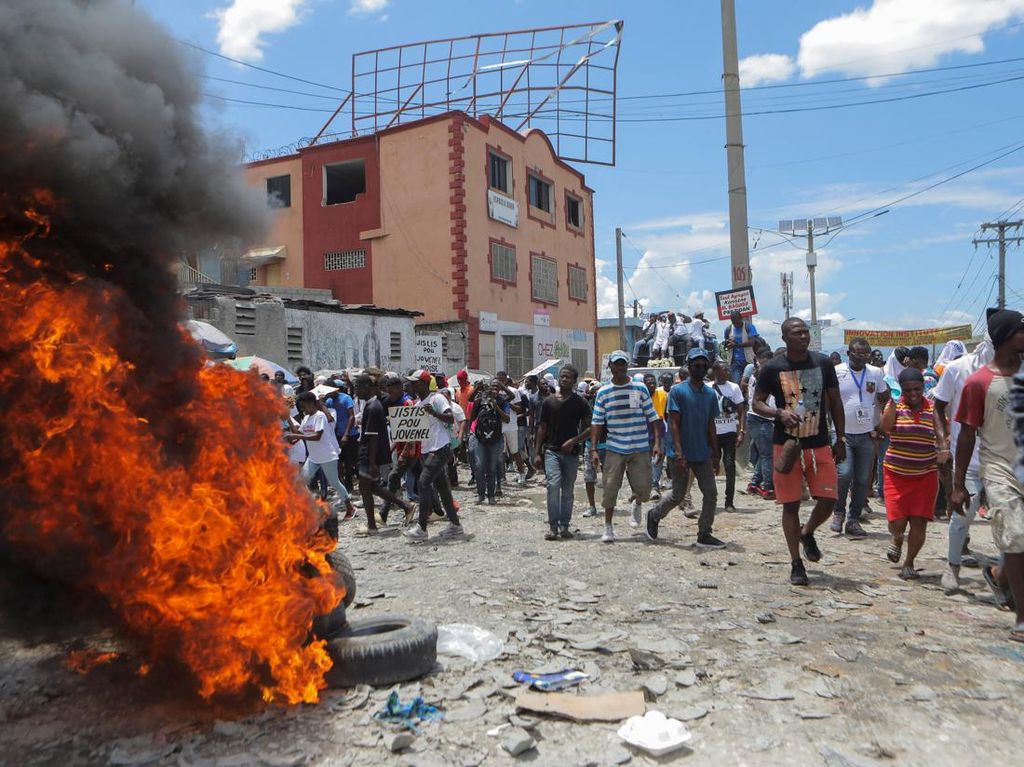 Peringatan Setahun Pembunuhan Presiden Haiti Berujung Ricuh