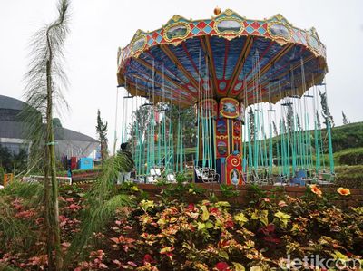 Foto: Wahana Khusus Bocil di Florawisata DCastello Ciater