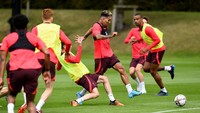 Dilansir dari Mirror, Liverpool mengadakan tes fitness setelah libur kompetisi di sesi latihan hari pertama pramusim. Tujuannya, untuk mengecek kondisi kebugaran pemain (Getty Images)