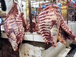 Curhat Pedagang Daging Sapi di Pasar Sukabumi Sepi Pembeli gegara PMK