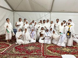 Kunjungi Jemaah Haji di Arafah, Bupati Bandung: Semua Terjamin Nyaman