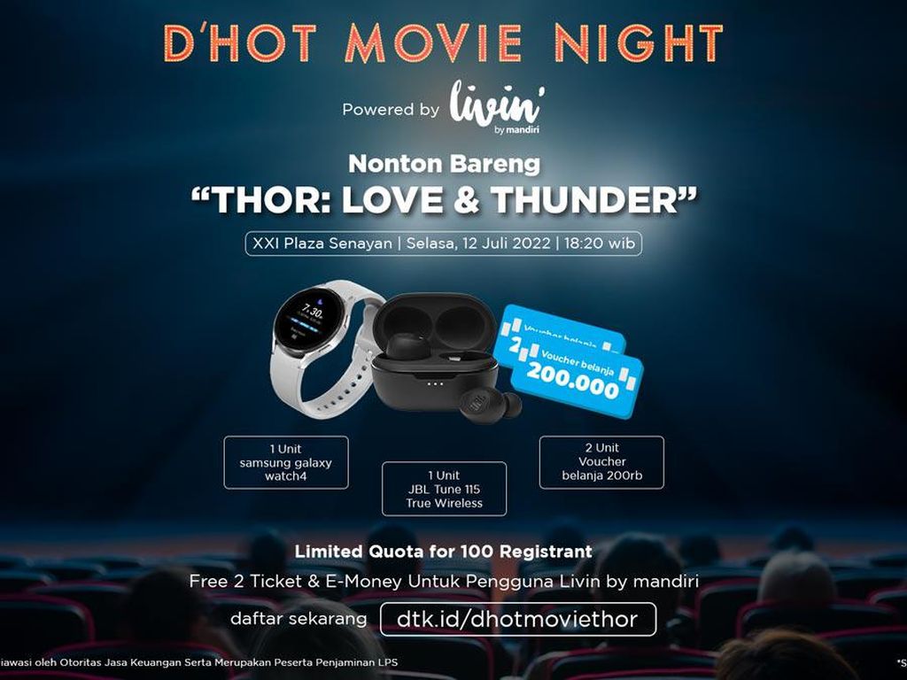 Mau Nonton Film Hits Thor: Love and Thunder Gratis? Ini Caranya!