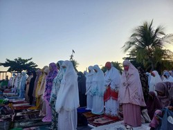 Jemaah Muhammadiyah Buleleng Bahagia Bisa Sholat Idul Adha Bersama