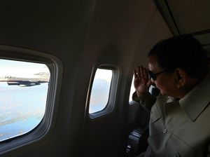 Sambutan Penerbang Jet Tempur Lanud Iswahyudi Bikin Prabowo Menangis Bangga