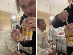 Sedih! Wanita Ini Suapi Ayahnya Soda Sebagai Minuman Terakhir