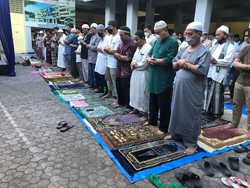 500 Jemaah Sholat Idul Adha 2022 di Gedung Dakwah Muhammadiyah Bali