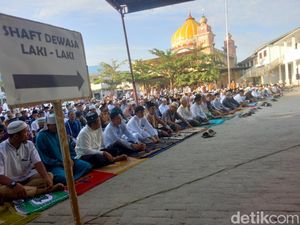 Ribuan Jemaah Muhammadiyah Asahan Salat Idul Adha di Lapangan Kisaran