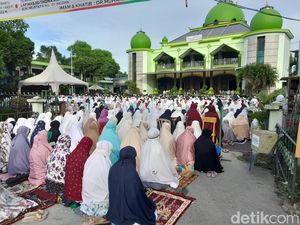 Lokasi Salat Idul Adha Muhammadiyah di Medan Dipenuhi Jemaah