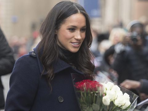 NOTTINGHAM, ENGLAND - DECEMBER 01:  US actress Meghan Markle visits Nottingham for her first official public engagement with fiancee Prince Harry on December 1, 2017 in Nottingham, England.  Prince Harry and Meghan Markle announced their engagement on Monday 27th November 2017 and will marry at St George's Chapel, Windsor in May 2018.  (Photo by Jeremy Selwyn - WPA Pool/Getty Images)