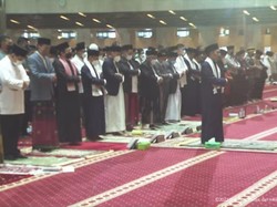 Jokowi dan Iriana Salat Idul Adha di Masjid Istiqlal