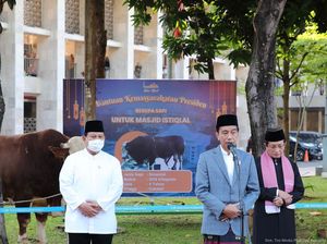 Pesan Jokowi di Idul Adha: Covid Masih Ada, Pakai Masker!