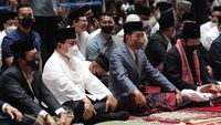Potret Prabowo Dampingi Jokowi di Momen Idul Adha di Istiqlal