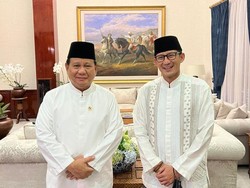 Sapaan Presiden Terpilih dari Sandiaga saat Lari Lewat Rumah Prabowo