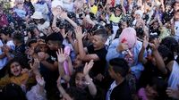 Suka Cita Anak-anak Palestina Rayakan Idul Adha di Yerusalem