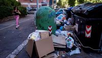 Banyak Sampah Menuju Roma