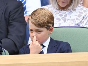 Ekspresi Kocak Pangeran George Nonton Wimbledon 2022