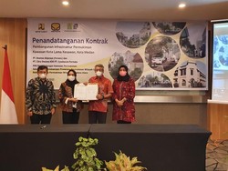 Proyek Terbaru Brantas Abipraya Siap Percantik Kota Lama Kesawan Medan