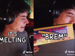 Pertama Kali Cicip Brem Madiun, Ini Reaksi Lucu Bule