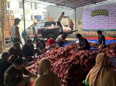 Distribusi Kurban Sasar Kaum Dhuafa dan Daerah Konflik