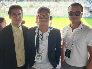 Gaya Nicholas Saputra Nonton Final Wimbledon, Dihadiri Kate Middleton