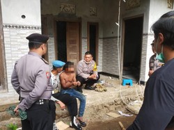 Rusak Kebun Warga-Bawa Sajam, ODGJ Diamankan Satpol PP Karangasem