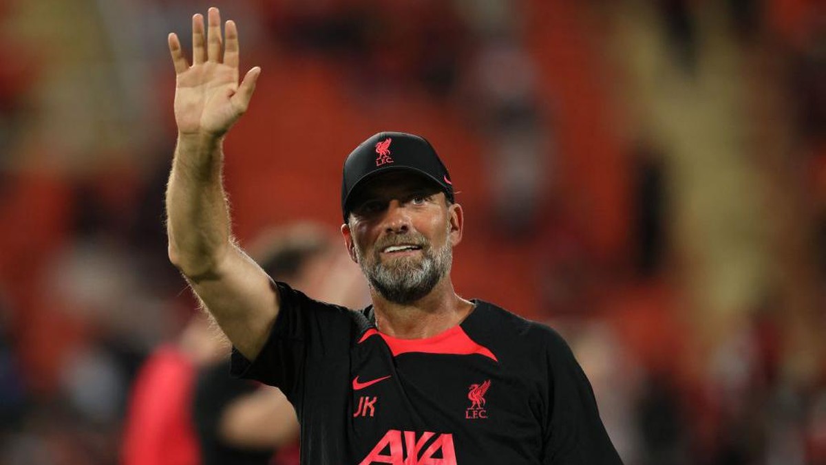 Juergen Klopp akan menerima penghargaan tertinggi bagi warga sipil di Liverpool. (Foto: AFP via Getty Images/JACK TAYLOR)