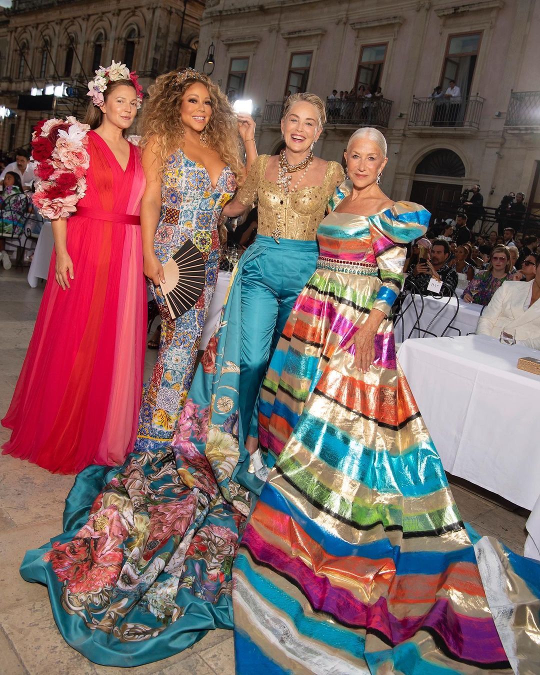 Mariah Carey di Dolce & Gabbana Alta Moda 2022