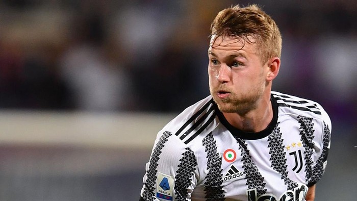 Matthijs de Ligt (Juventus FC) during the italian soccer Serie A match ACF Fiorentina vs Juventus FC on May 21, 2022 at the Artemio Franchi stadium in Florence, Italy (Photo by Lisa Guglielmi/LiveMedia/NurPhoto via Getty Images)
