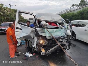 Kecelakaan Mobil di Tol Jagorawi Arah Bogor, Sempat Bikin Macet