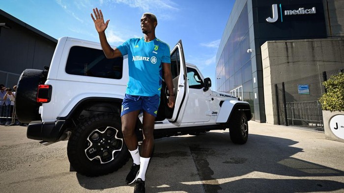 TURIN, ITALY - JULY 10: Paul Pogba during Juventus medical tests at  JMedical on July 10, 2022 in Turin, Italy. (Photo by Daniele Badolato - Juventus FC/Juventus FC via Getty Images)