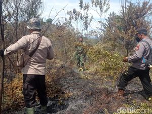 Karhutla di Rokan Hulu Meluas, Petugas Kesulitan Padamkan Api Karhutla di Rokan Hulu Meluas, Petugas Kesulitan Padamkan Api