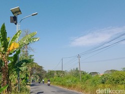 Sejumlah Lampu PJU Tenaga Surya di Klaten Tak Fungsi, Onderdilnya Hilang!