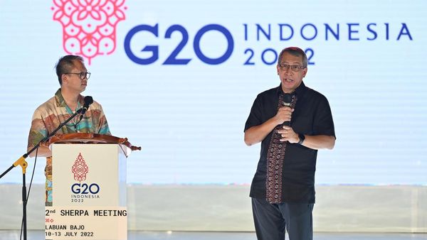 Potret Jamuan Makan Malam Pertemuan Sherpa G20