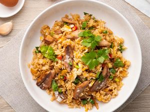 Resep Nasi Goreng Ikan Sarden yang Gurih dan Gampang Dibuat