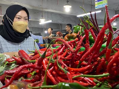 Harga Cabai yang Masih Pedas di Bandung