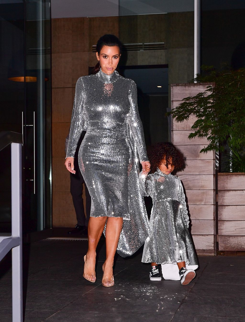 NEW YORK, NY - SEPTEMBER 05:  Kim Kardashian and North West seen on the streets of Manhattan on September 5, 2016 in New York City.  (Photo by James Devaney/GC Images)